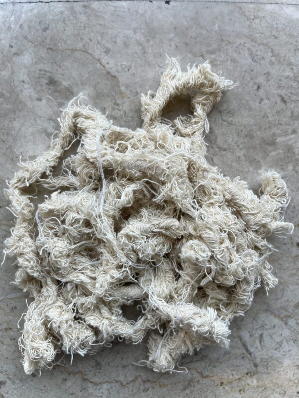 100% cotton selveges waste