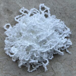 100% polyester texturized waste