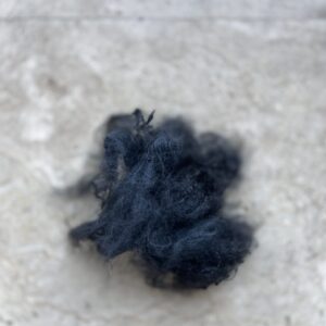 100% polyester HT 1.2d x38mm GRS Black for Spinning