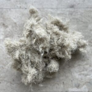 Cottonized hemp fiber